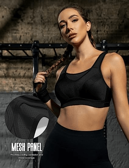 Bigersell Longline Sports Bras for Women V-Neck Wire-Free Bra Support Women  Bras Full-Figure Convertible Bra Style R-210 Basic Bra Strap Nylon