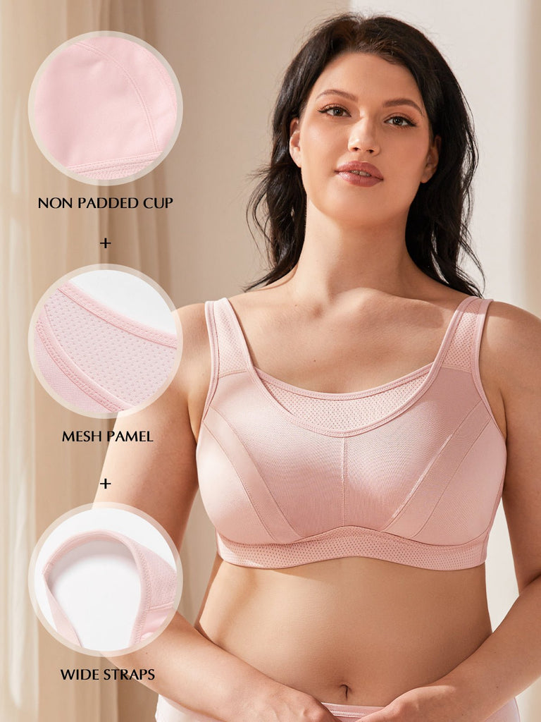 Pain during exercise? AED 197 Extreme Bra!Heavy bust support for high  impact workouts at NickyBe.com 
