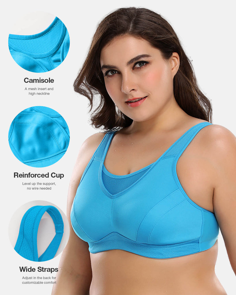 Wingslove High Impact Wirefree Non Padded Sports Bra – WingsLove