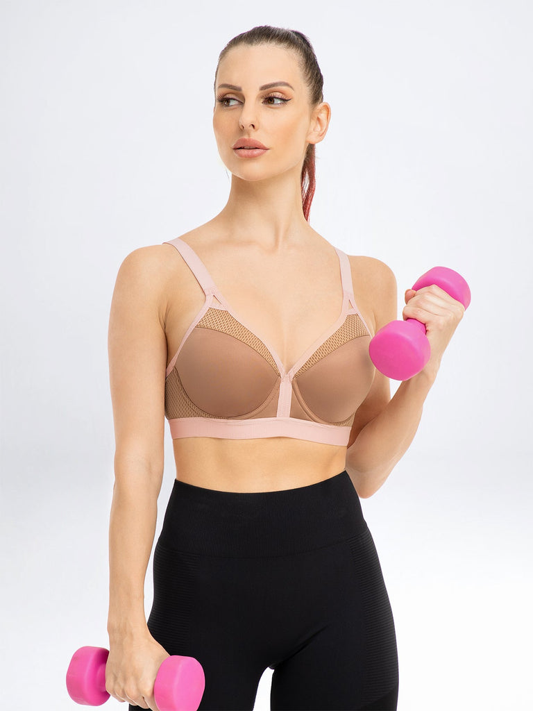 Wicking High Impact UW Sport Bra with Adjustable Straps YR 1122412