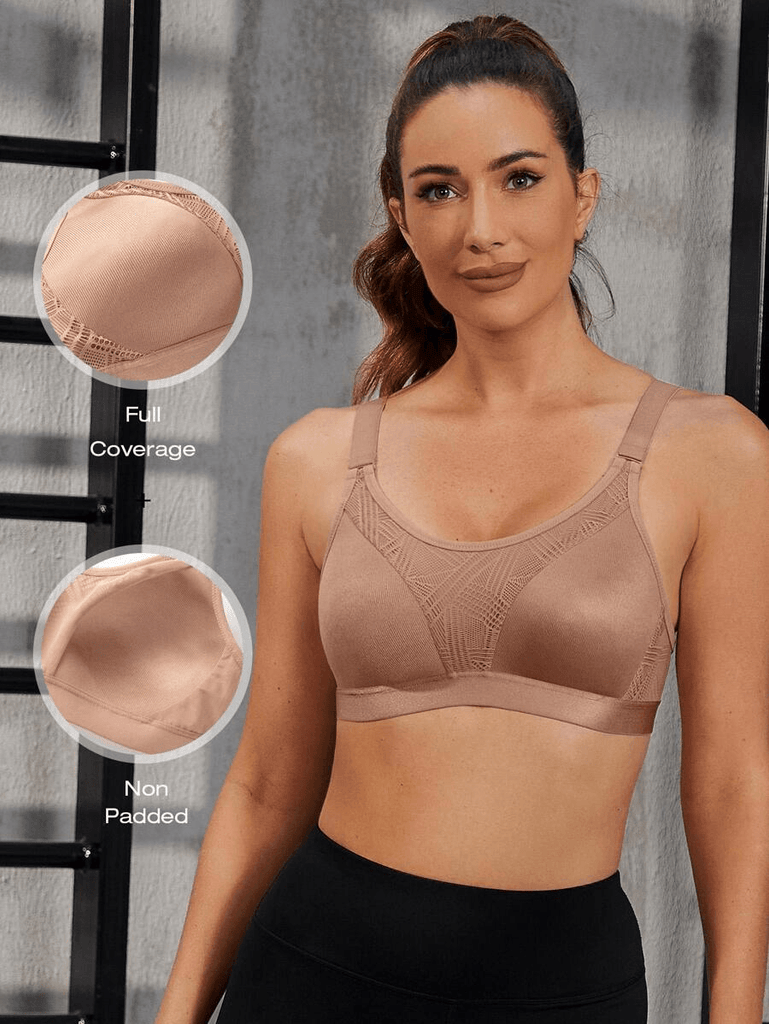 Breathable Wirefree Firm Support Sports Bra With Padded Push Up Top For  Fitness, Gym, Yoga, And Workouts X0822 From Vip_official_001, $12.18