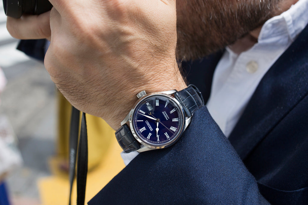 Introducing: The Seiko Presage Blue Enamel Limited Edition – HODINKEE Shop