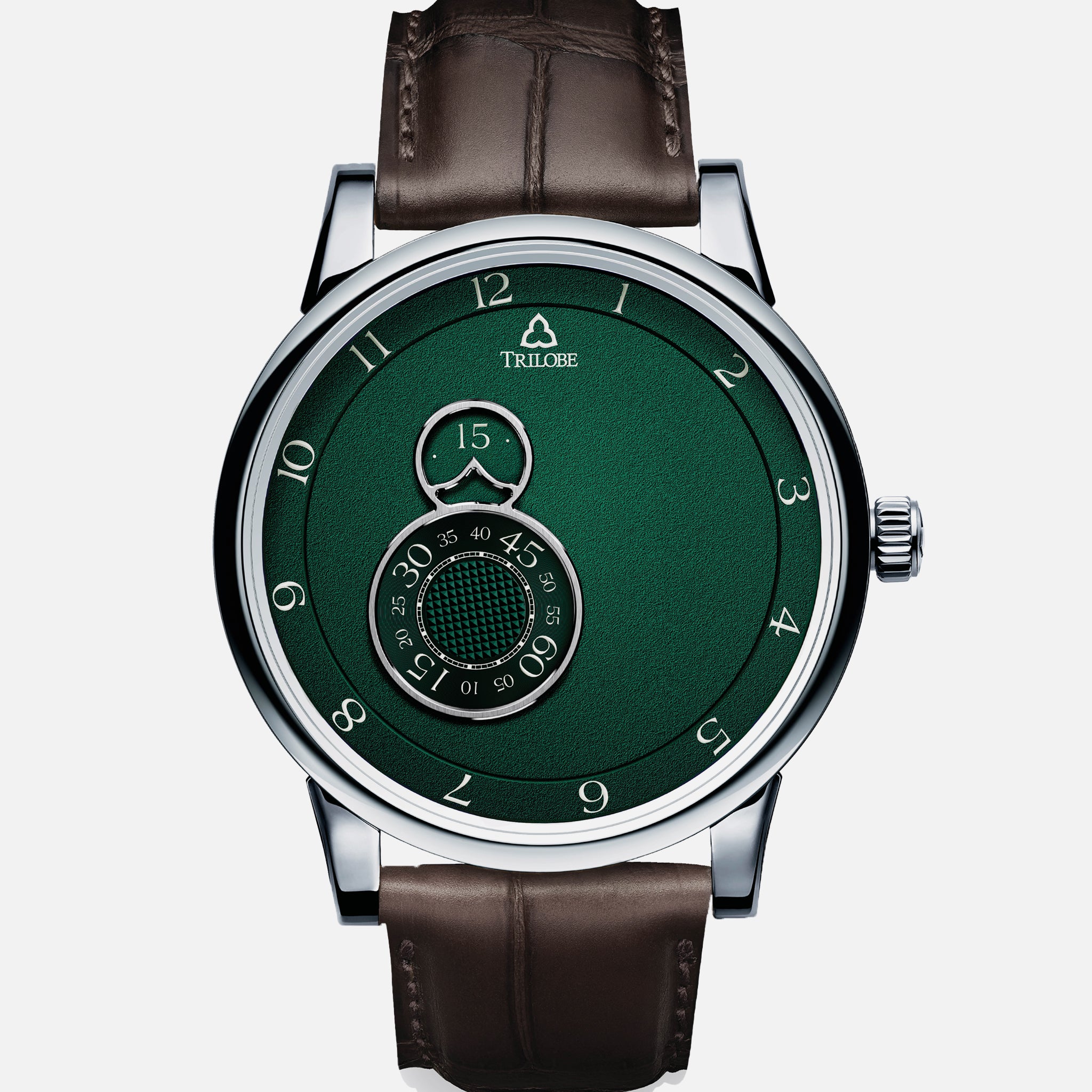 Image of Nuit Fantastique 40mm With Grained Green Dial In Titanium