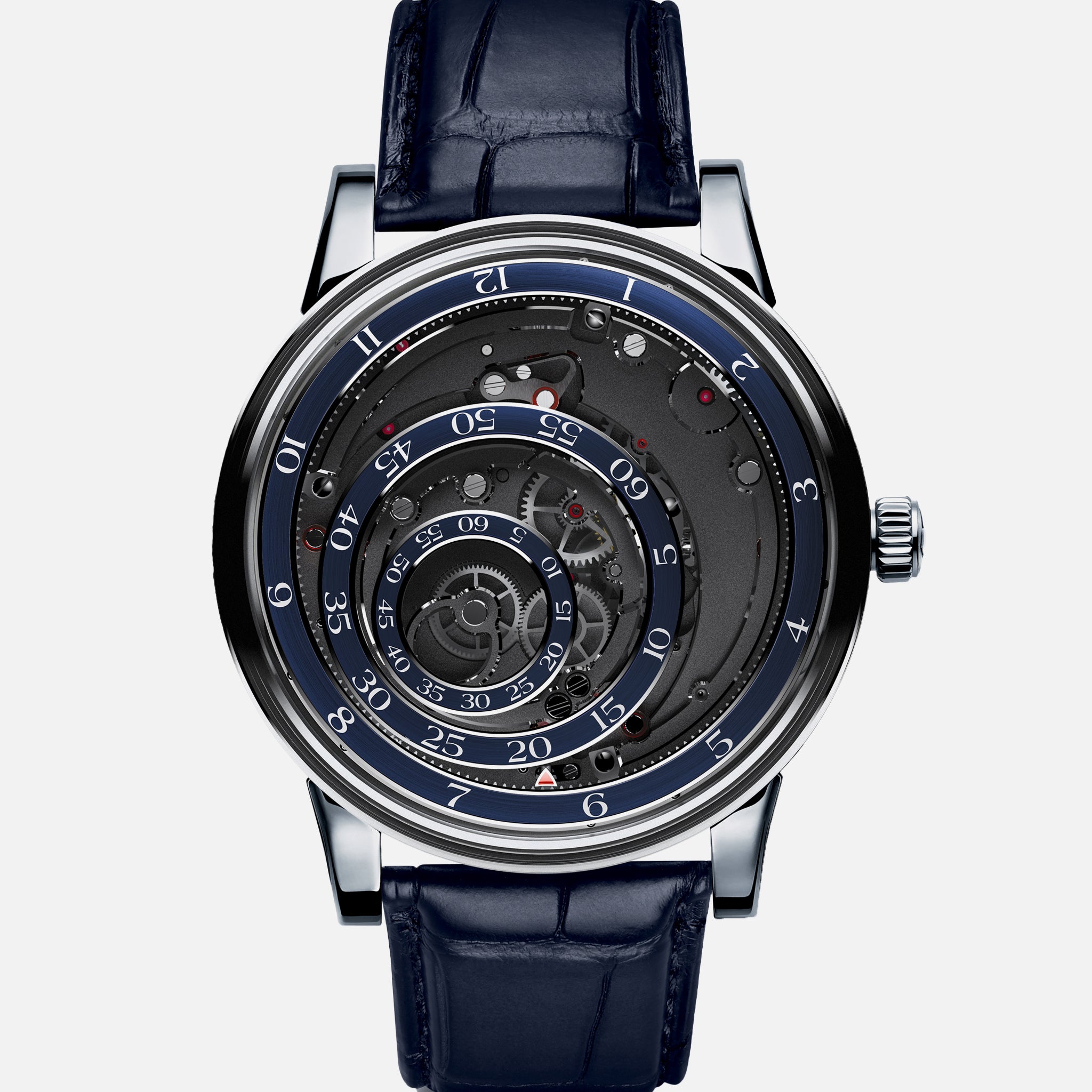 Image of Une Folle Journe Titanium With Blue Dial