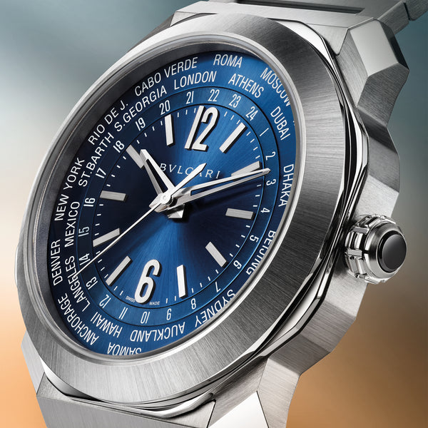 Octo Roma WorldTimer With Blue Dial - HODINKEE Shop