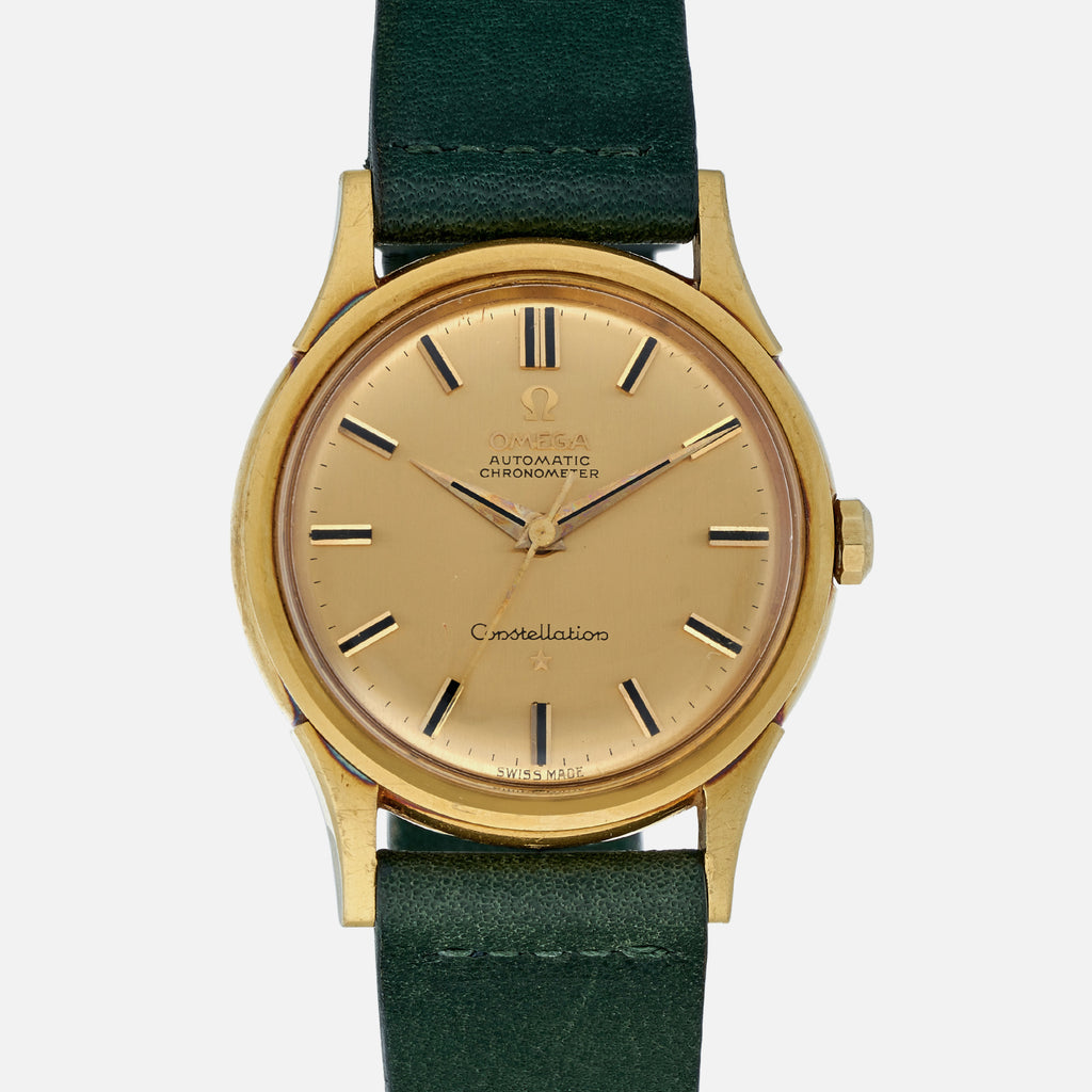 omega constellation 1960s gold