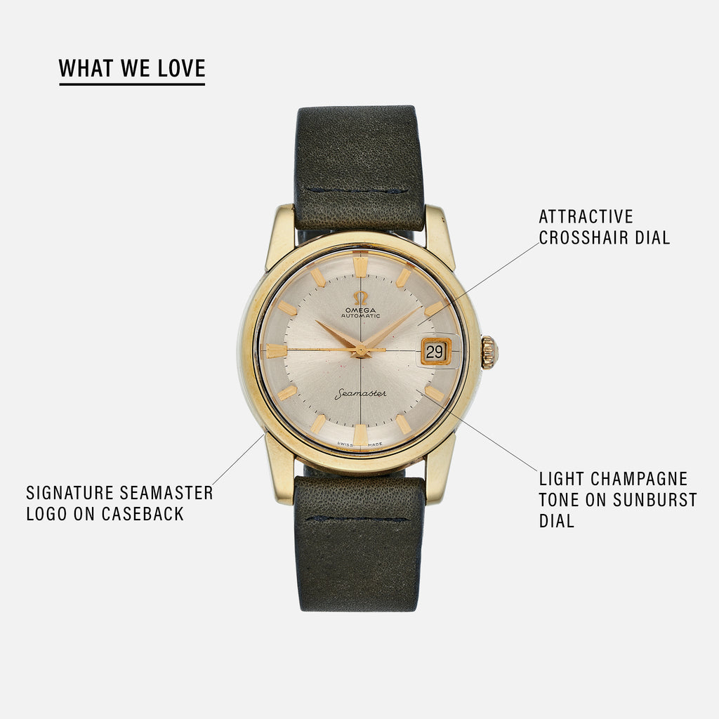 omega 1960 gold watch