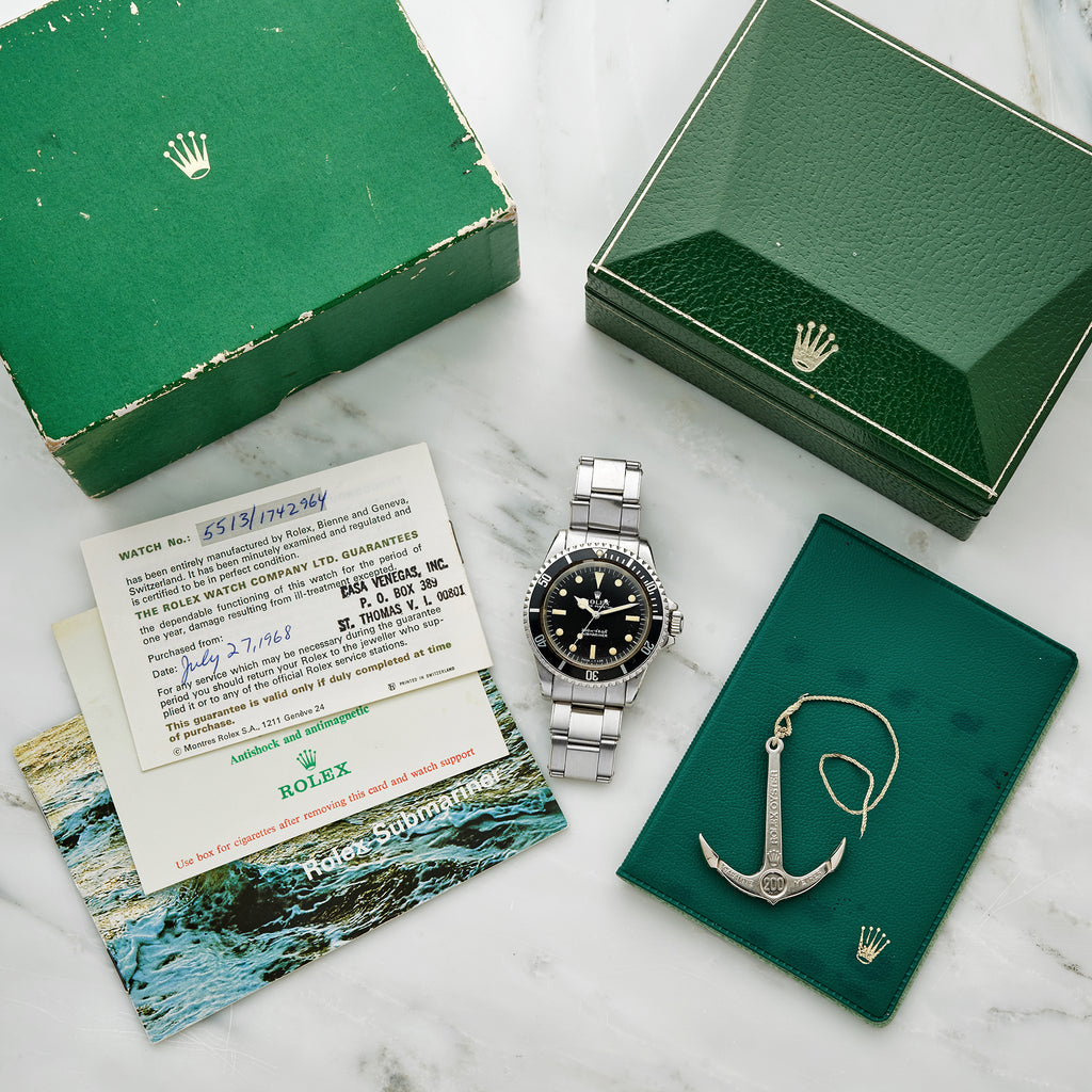 1968 Rolex Submariner Ref. 5513 Full 