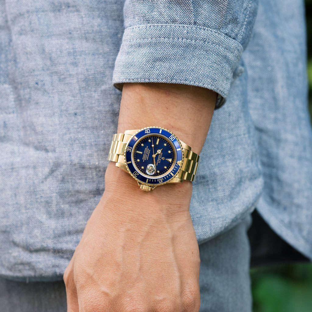 rolex marine blue