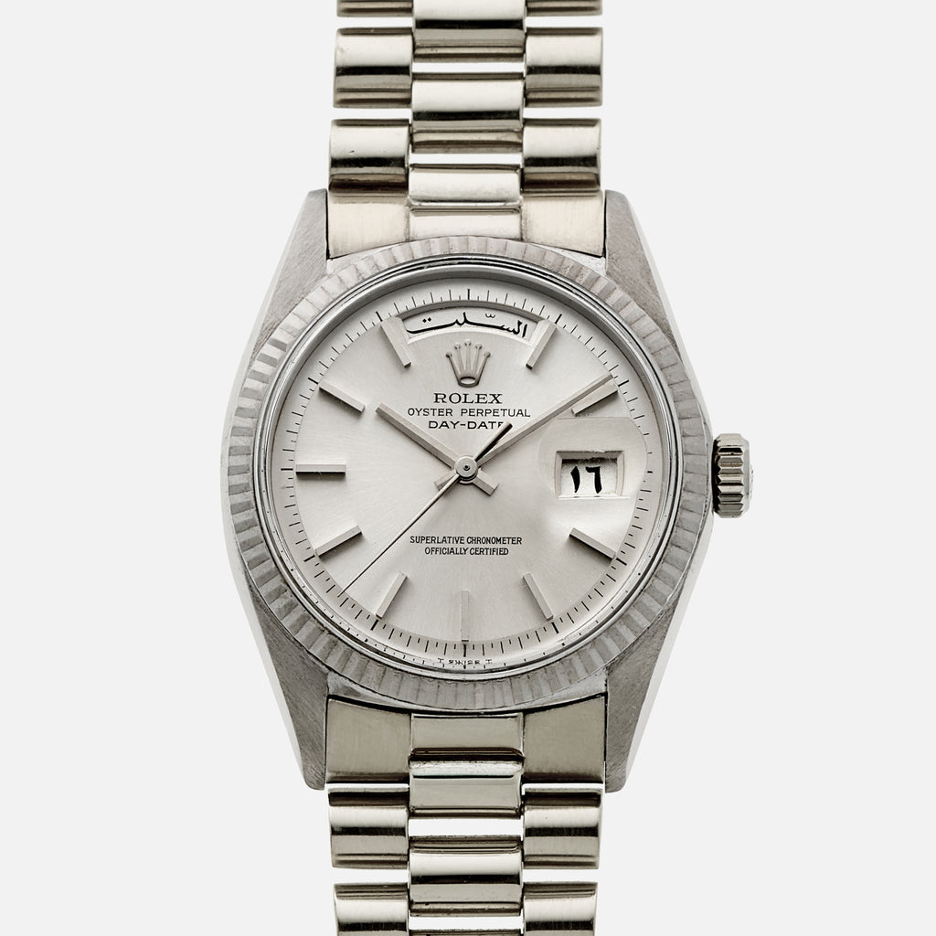 rolex 1803 white gold