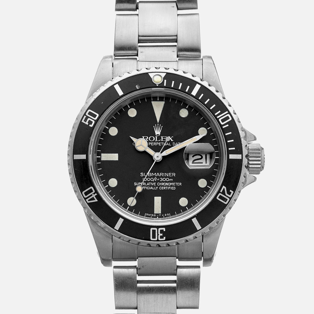 rolex submariner 16800 matte dial