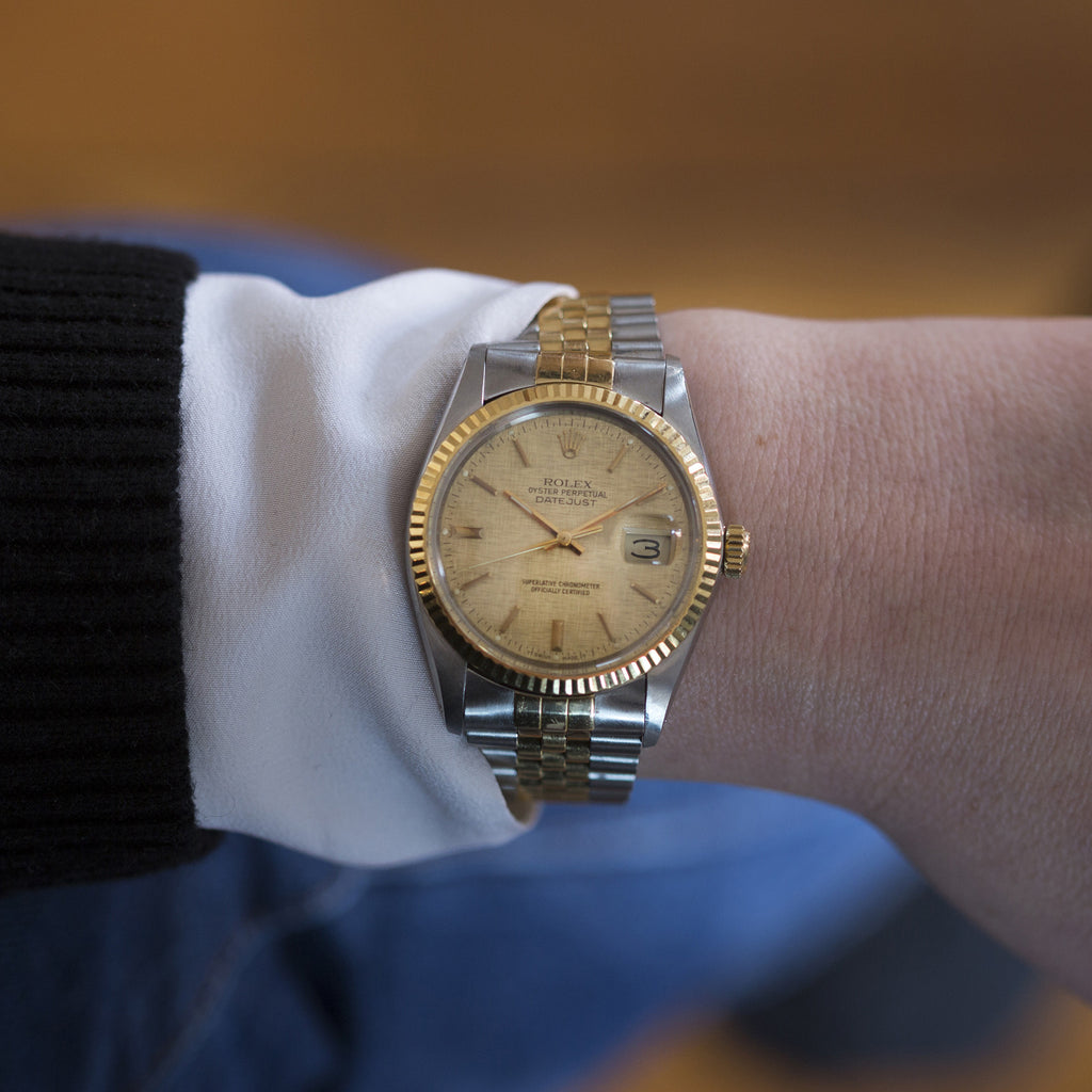 rolex two tone 16013 datejust