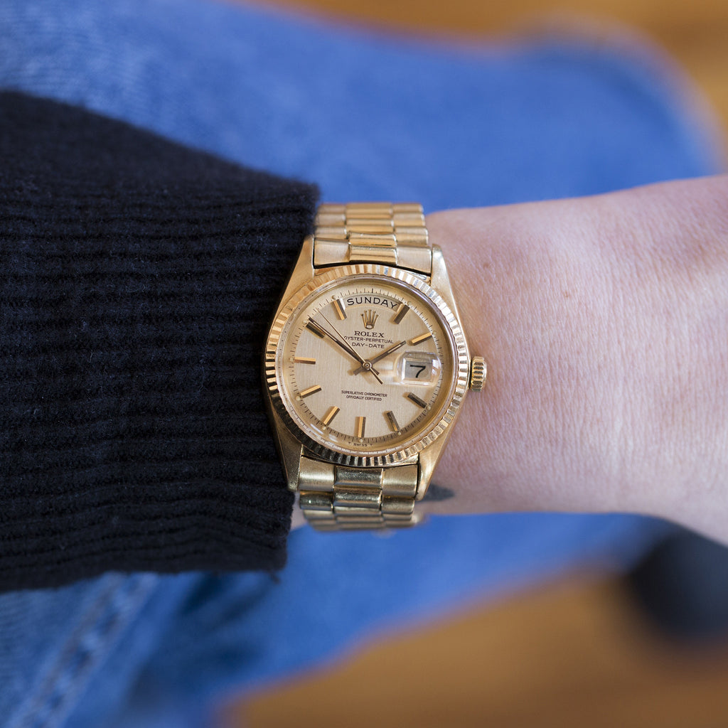 yellow gold day date