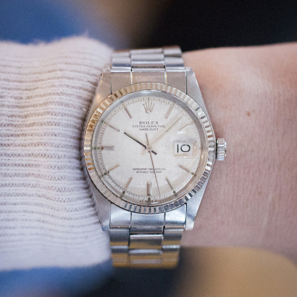 1973 Rolex Datejust 1601 With Silver 