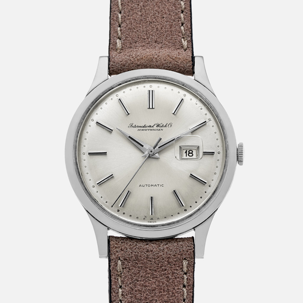 1960s IWC Automatic Date Dress Watch Ref. 647A In Steel - HODINKEE Shop