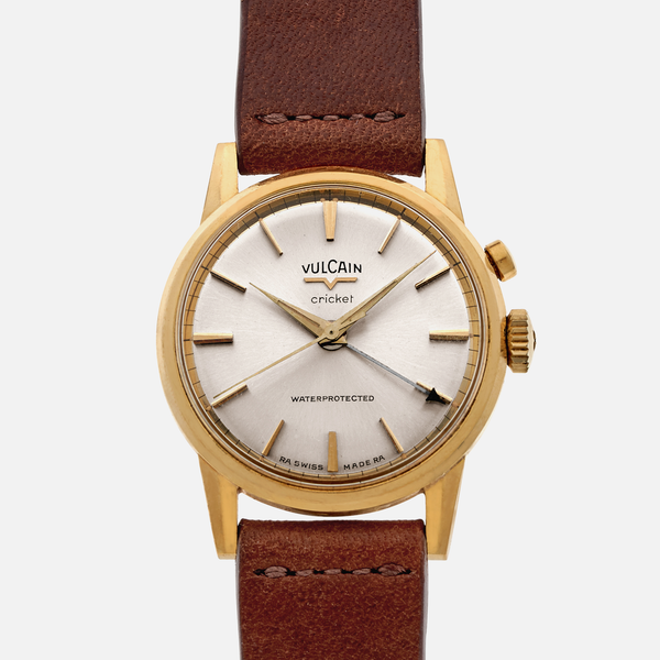 1950s Vulcain Cricket In 18k Gold With Box - HODINKEE Shop