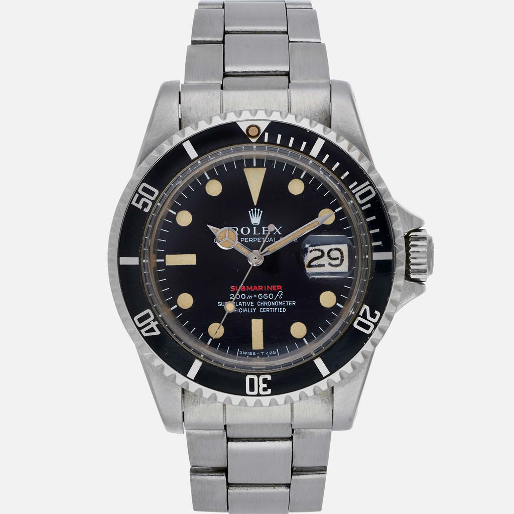 rolex submariner single red