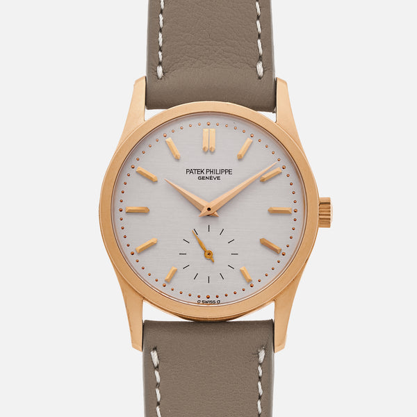 1980s Patek Philippe Calatrava Ref. 3796 In 18k Rose Gold - HODINKEE Shop