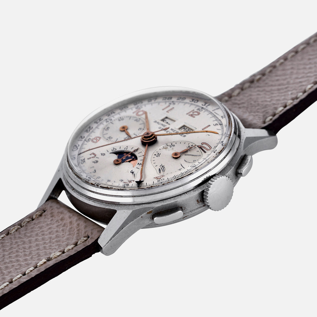 1950s Baume & Mercier Reference 1919 TripleCalendar Chronograph With