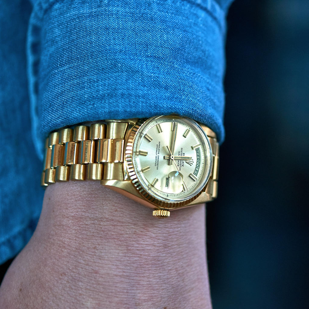 rolex gold day date 36mm