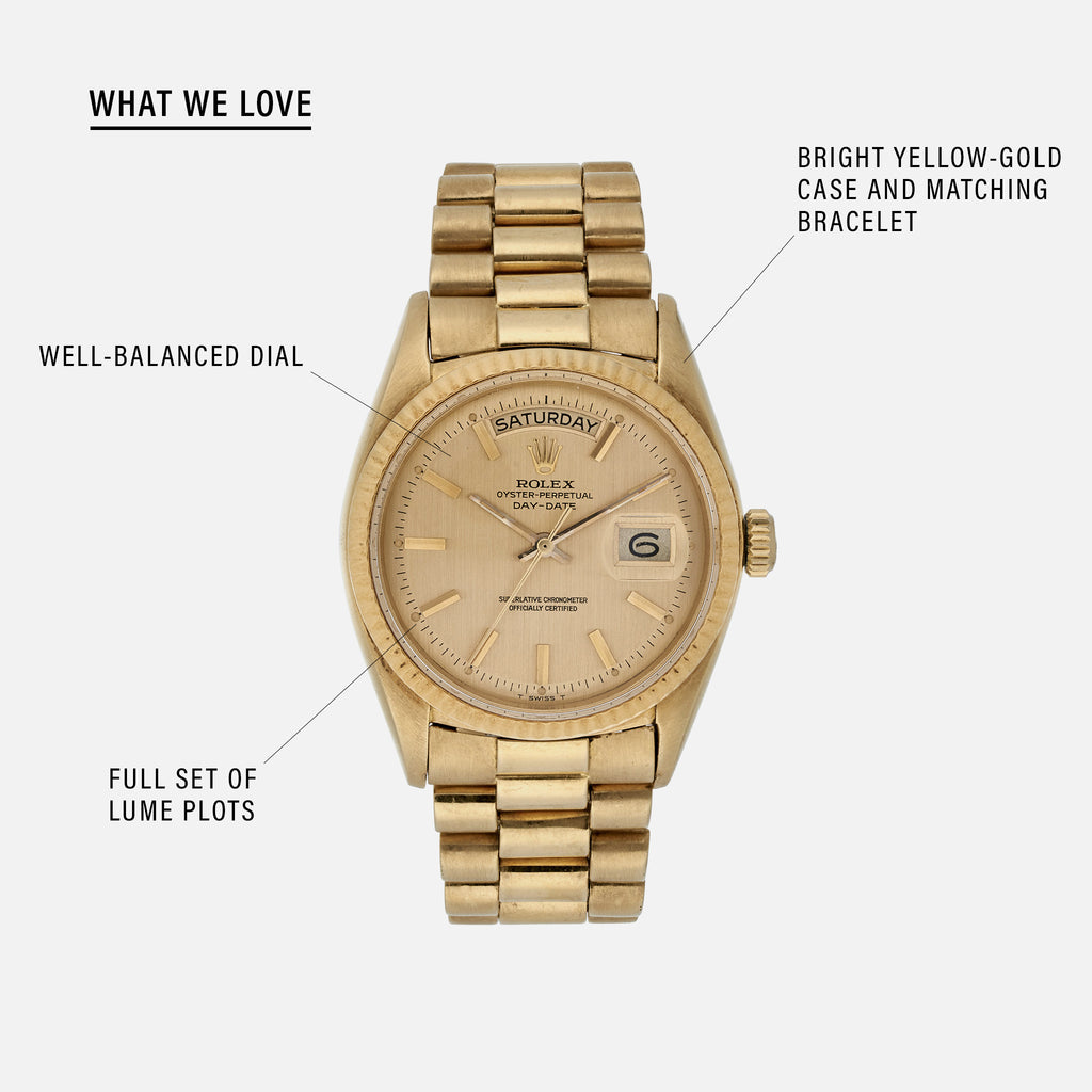 rolex day date references