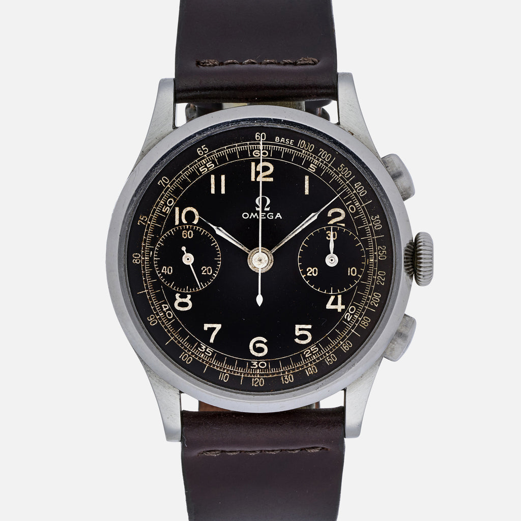 1947 Omega Steel CK 987 Chronograph 