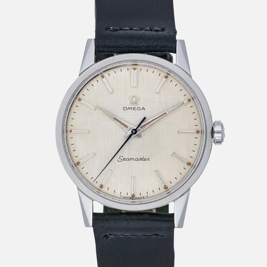 linen dial watch