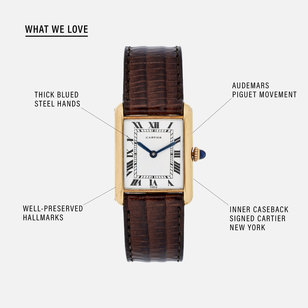 cartier tank piaget movement