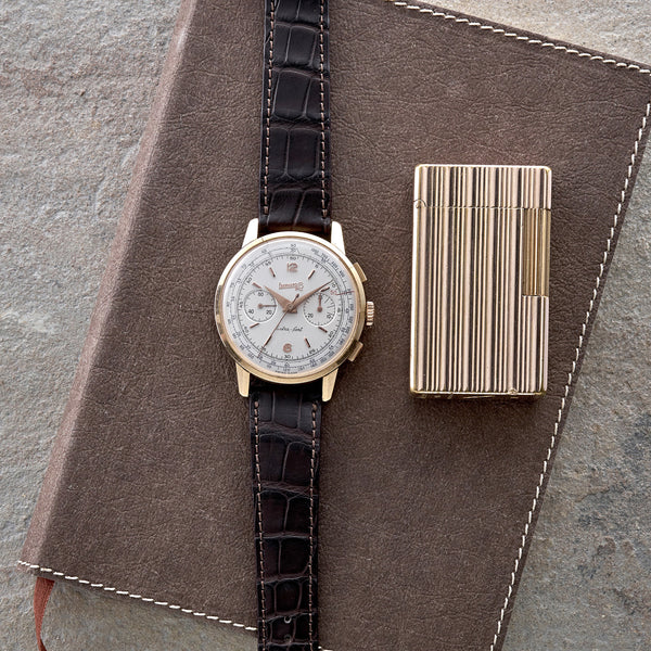 1950s Eberhard & Co. Extra-Fort Chronograph In Rose Gold - HODINKEE Shop
