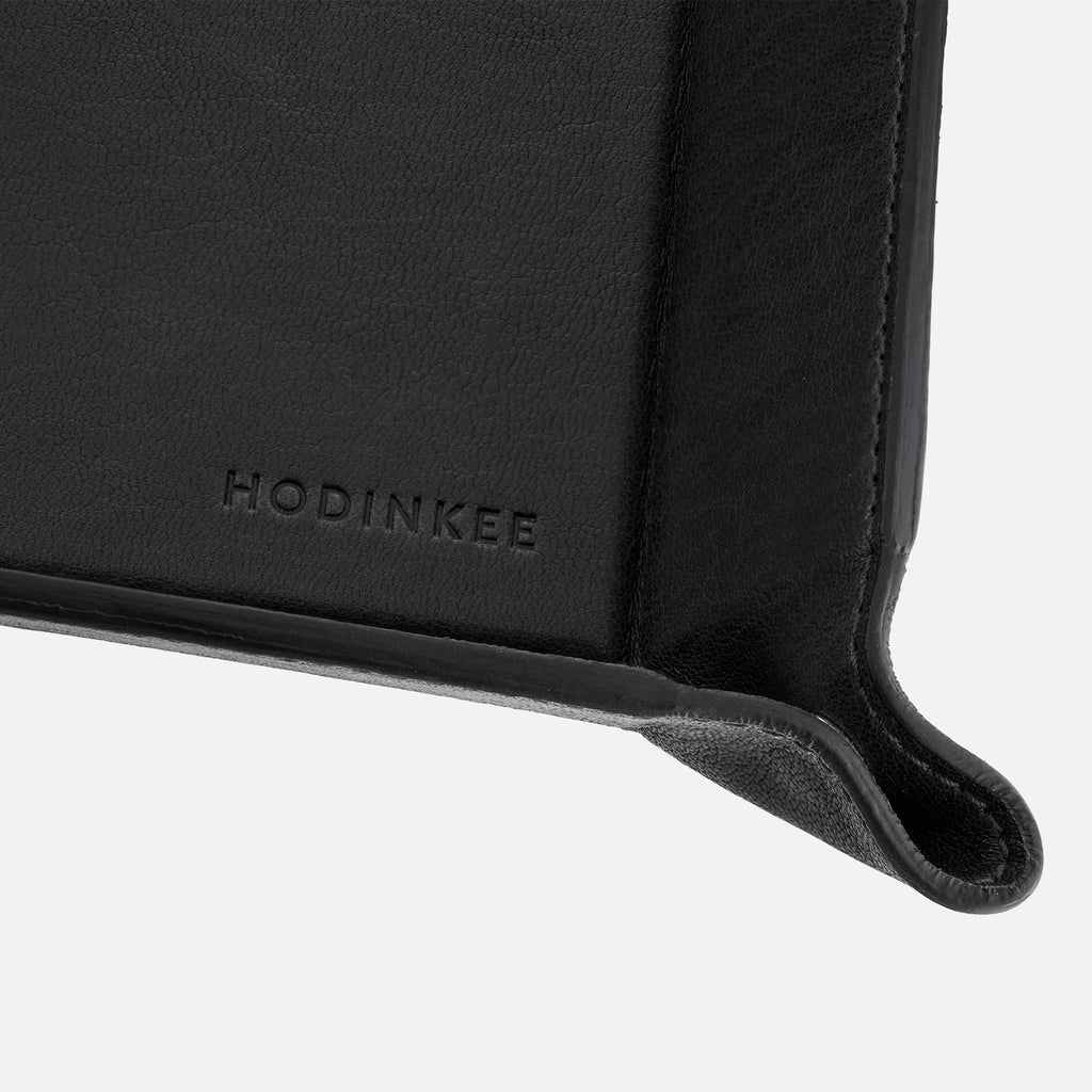 Black Leather Valet Tray Hodinkee Shop