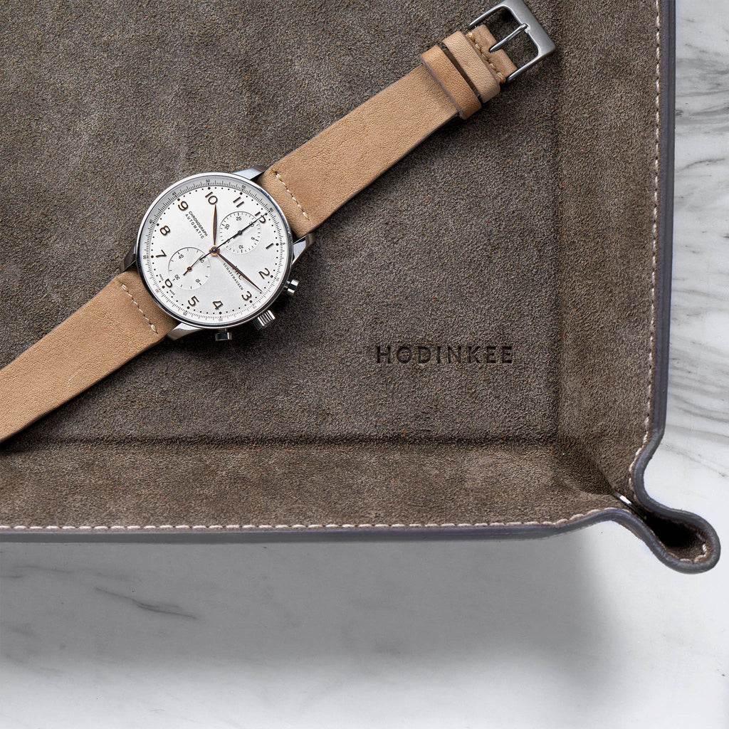 Grey Suede Valet Tray Hodinkee Shop