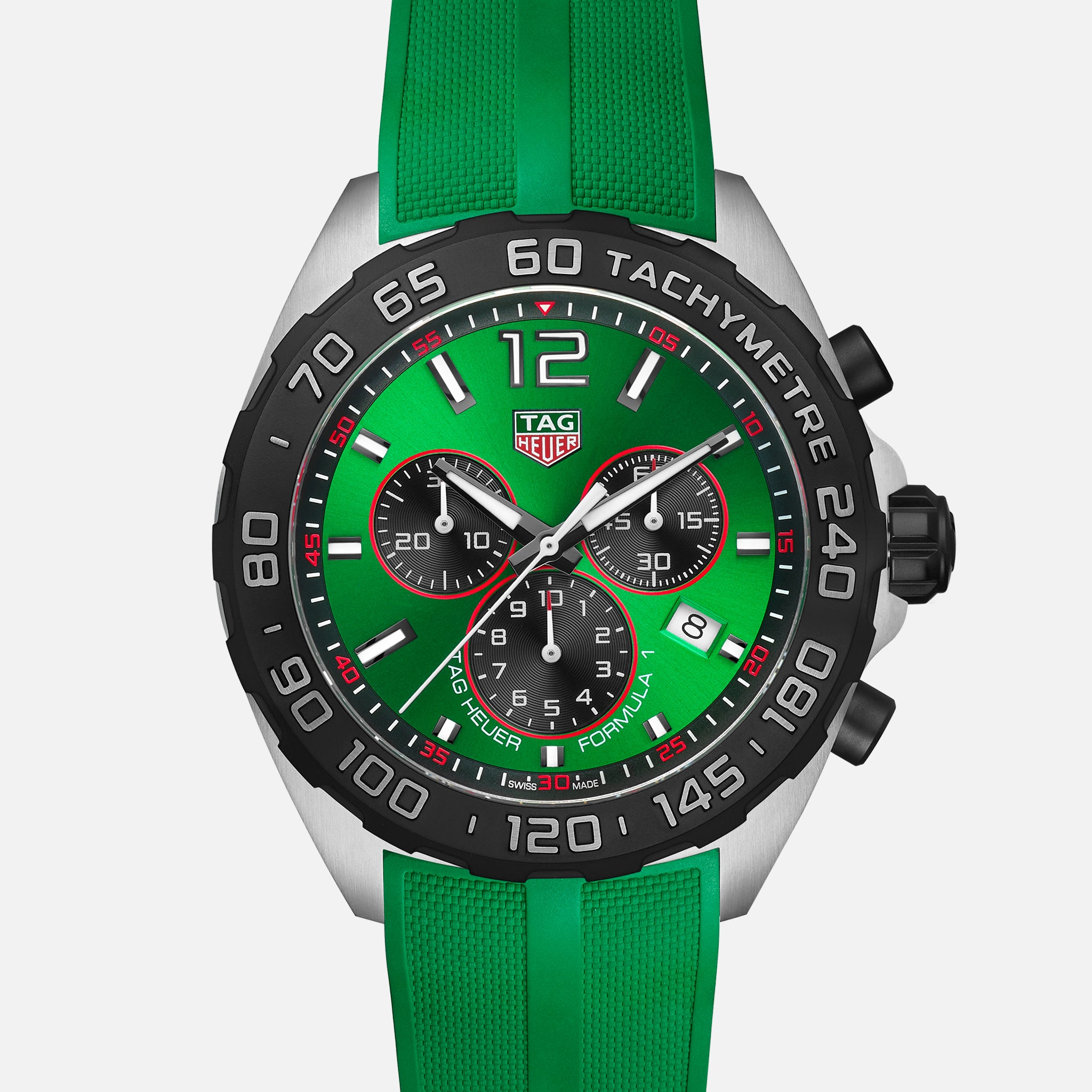 Image of TAG Heuer Formula 1 Chronograph In Green