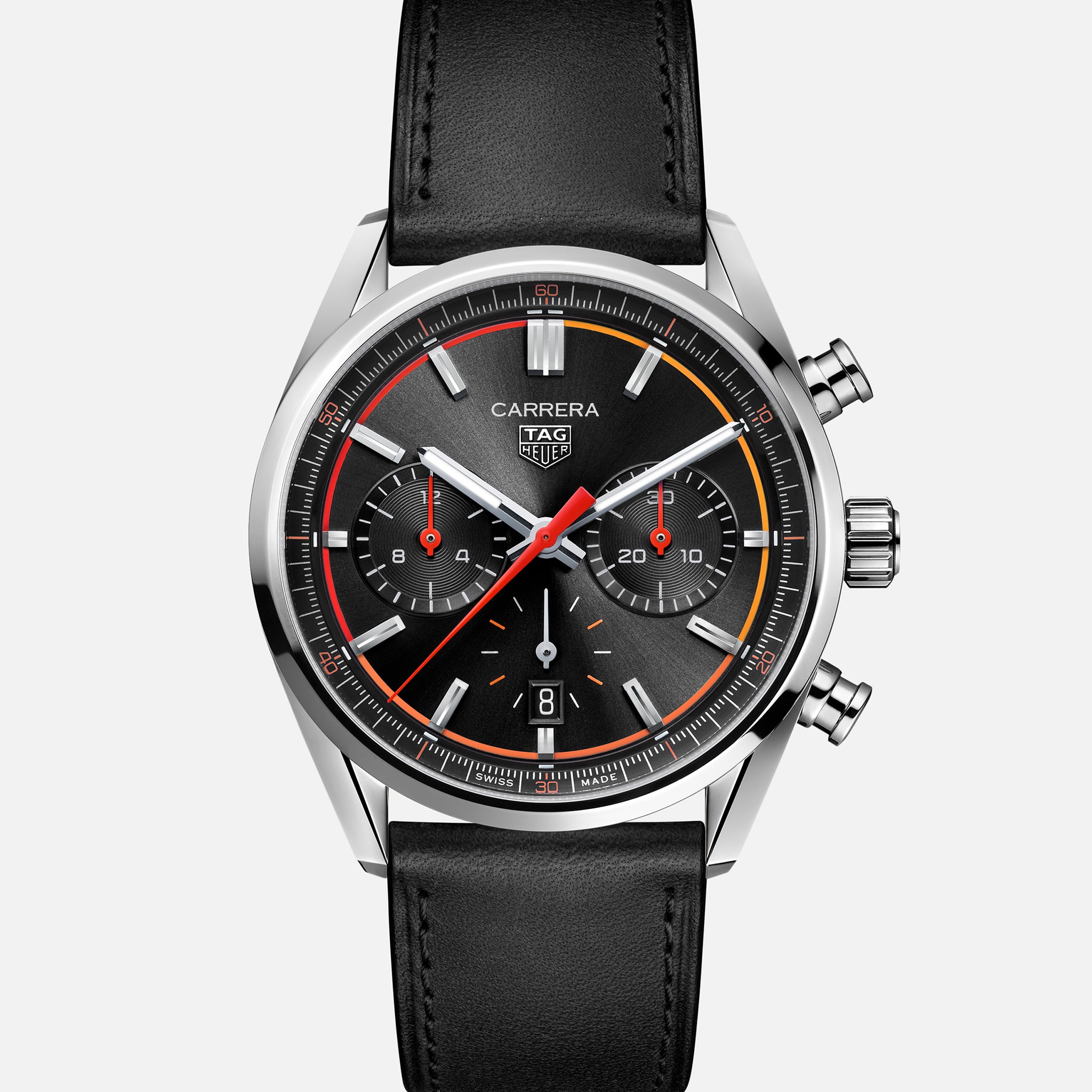 Image of Carrera Chrono 42mm with Black Dial