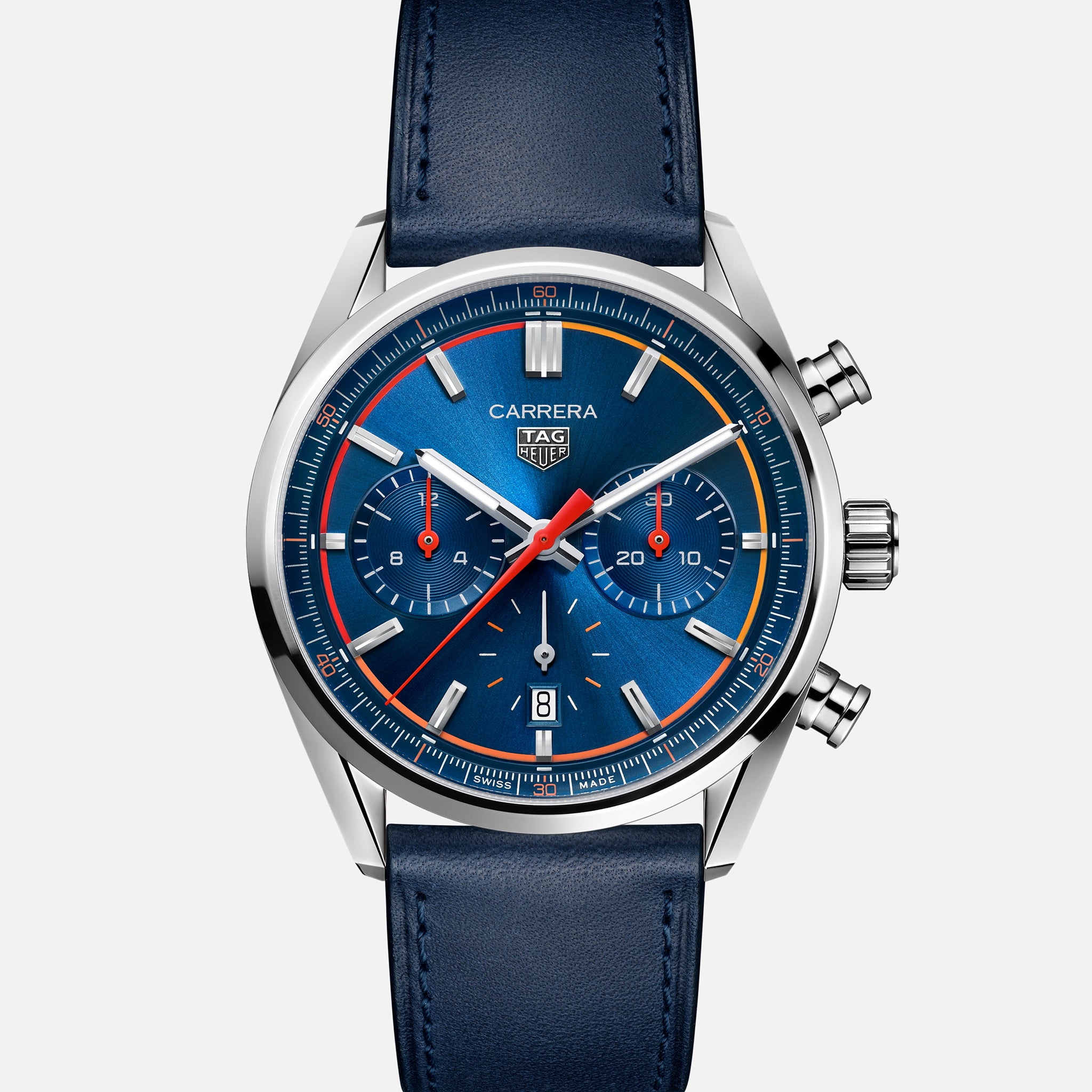 Image of Carrera Chrono 42mm with Blue Dial