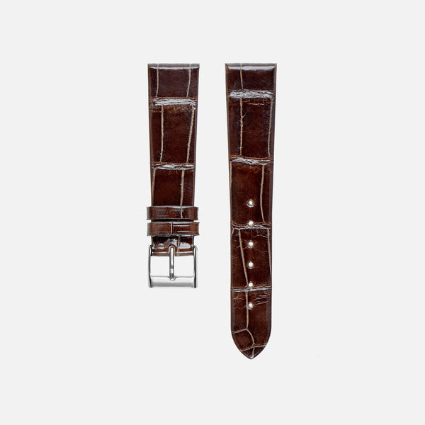 Dark Brown Crocodile Watch Strap - HODINKEE Shop