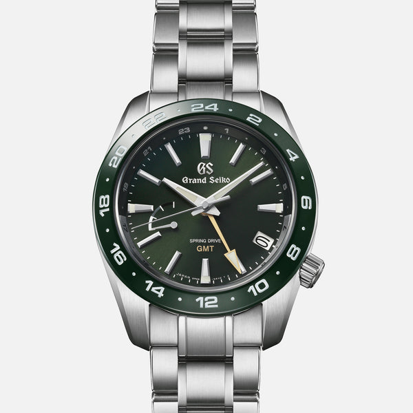 Grand Seiko Spring Drive GMT - Ceramic Bezel Green – HODINKEE Shop