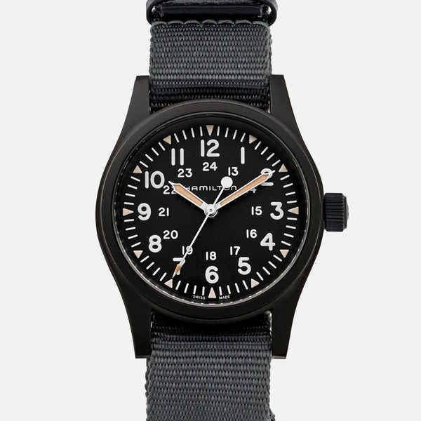 Hamilton Khaki Field Mechanical Black PVD – HODINKEE Shop