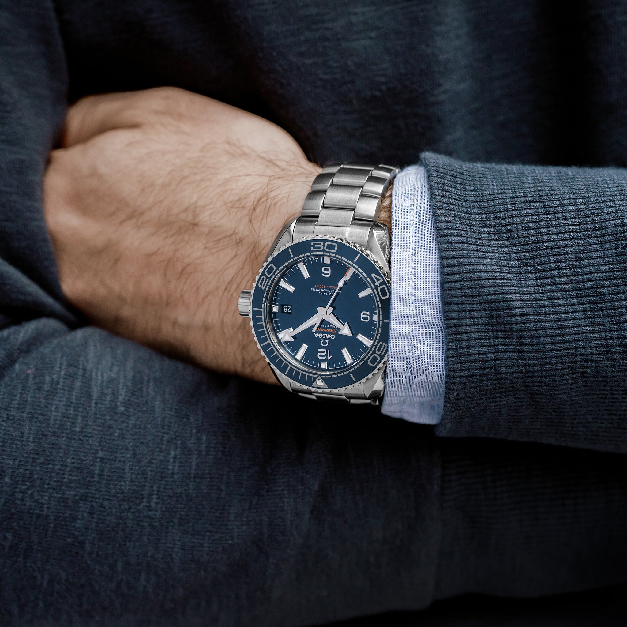 omega planet ocean 8900 blue