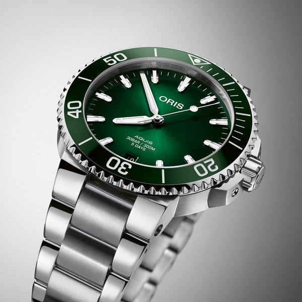 oris calibre 400 green