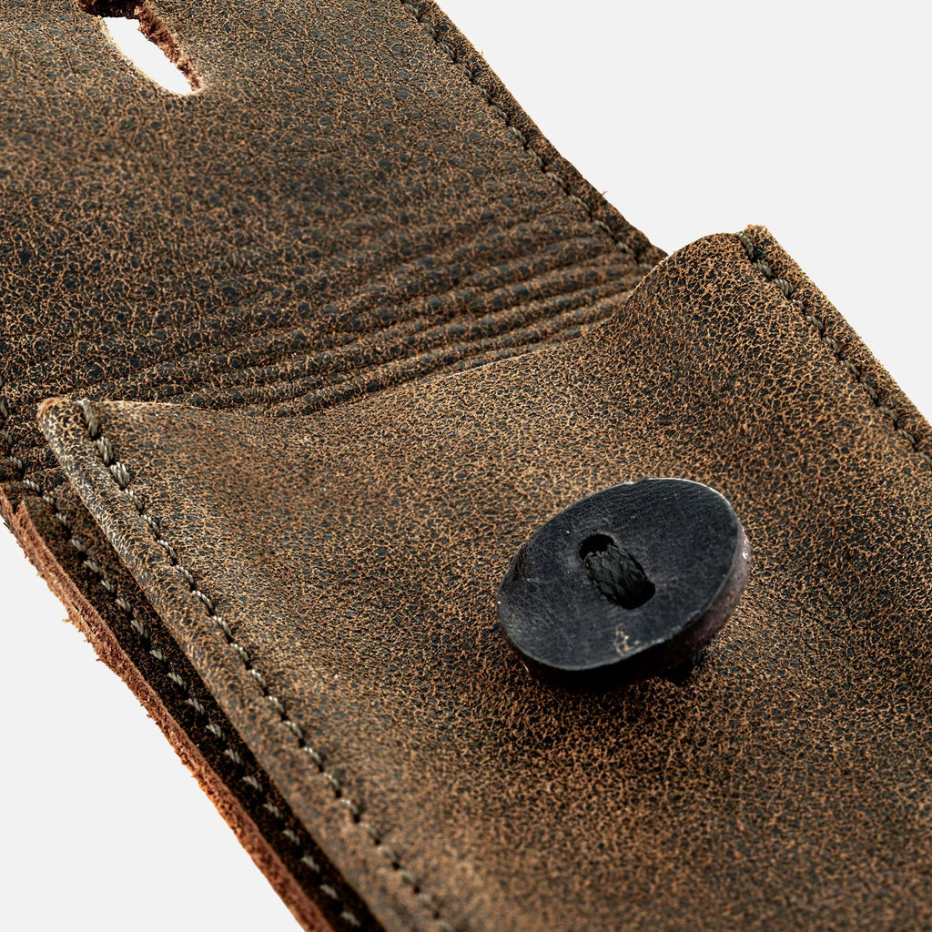 Distressed Soft Leather Watch Pouch In Brown - HODINKEE Shop