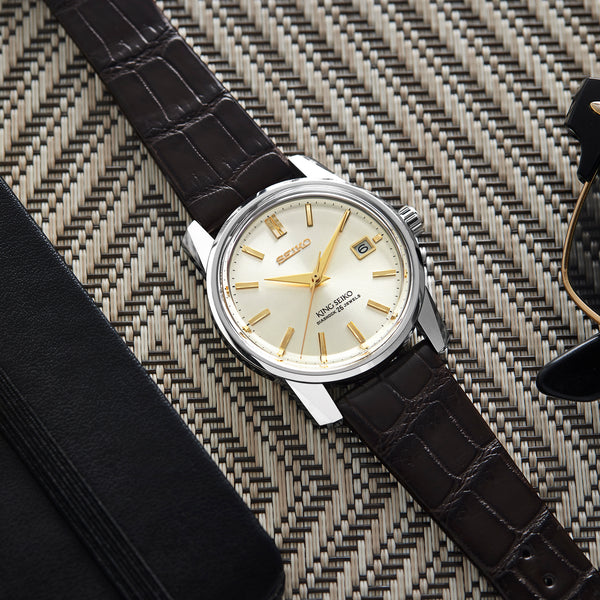 King Seiko 'KSK' Limited Edition SJE087 With Champagne Dial – HODINKEE Shop