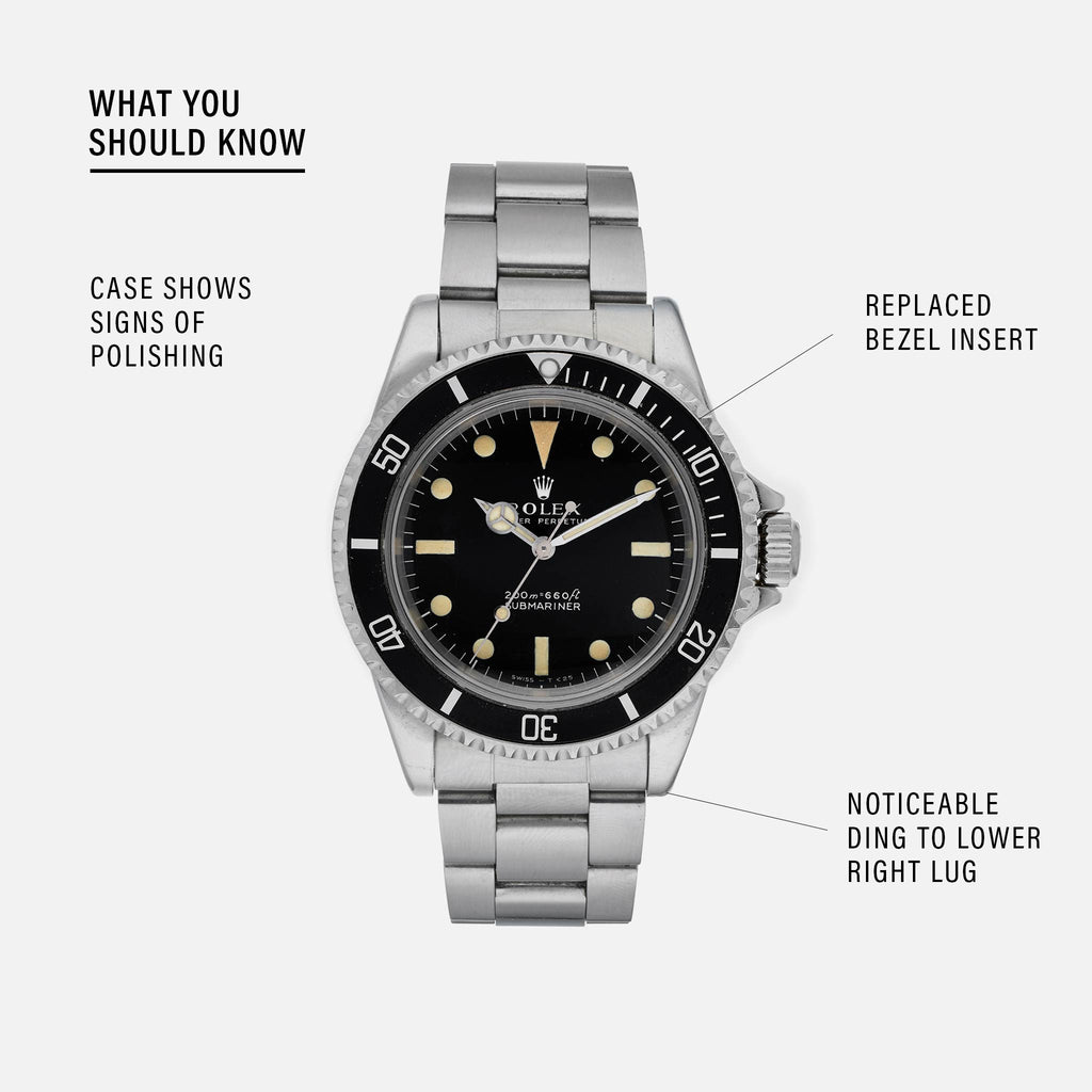 rolex submariner strap size