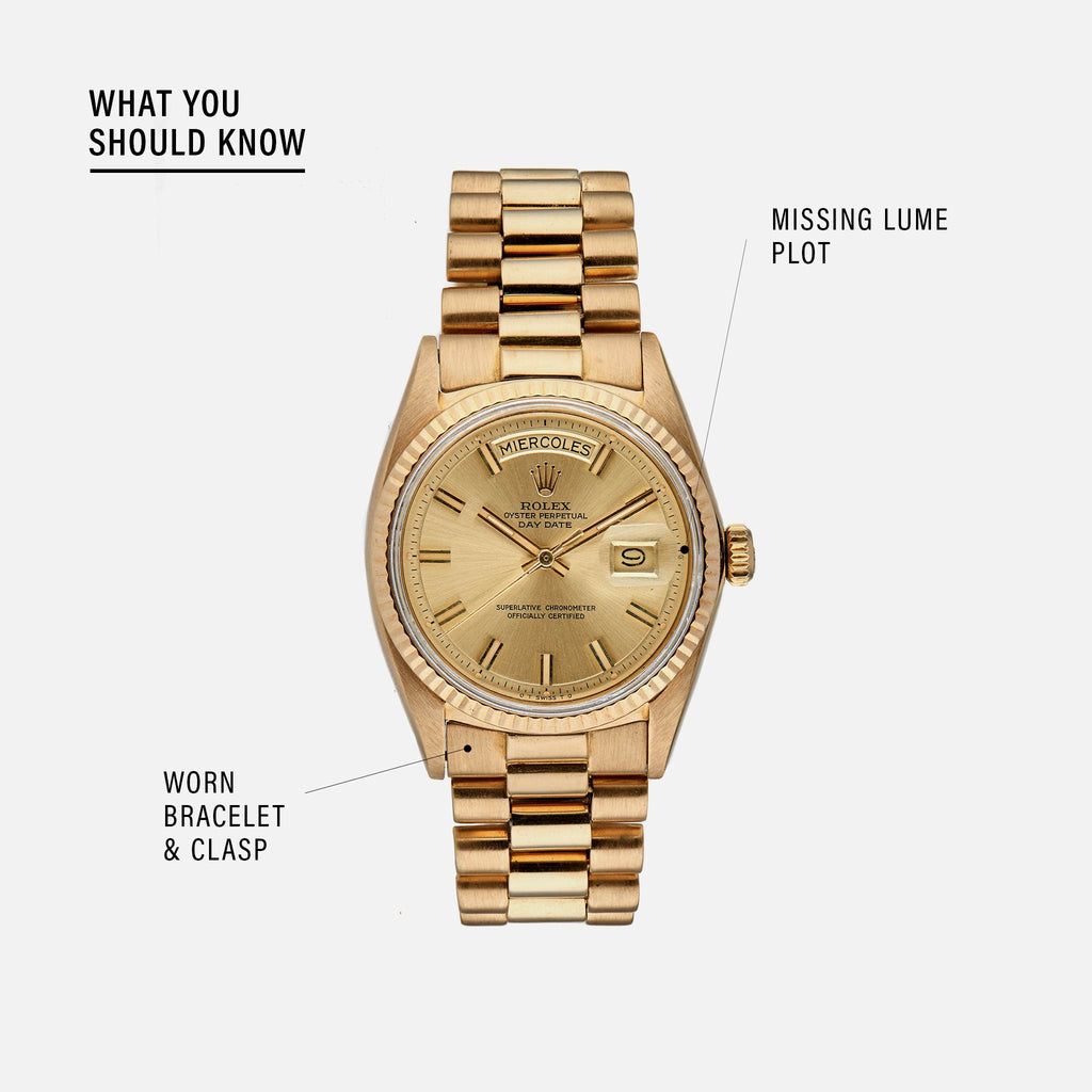 1970 gold rolex