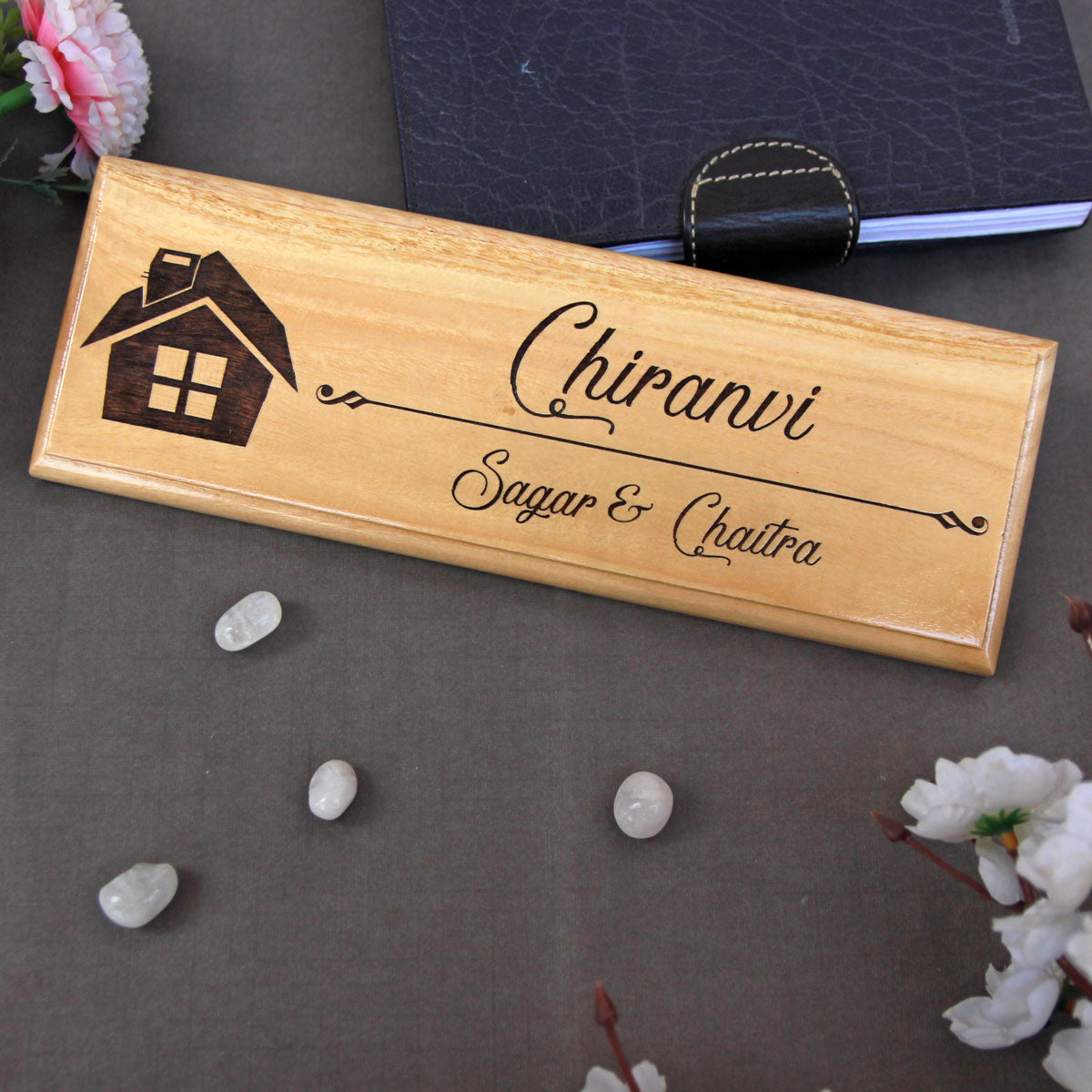 Personalized Wooden Nameplate For Home