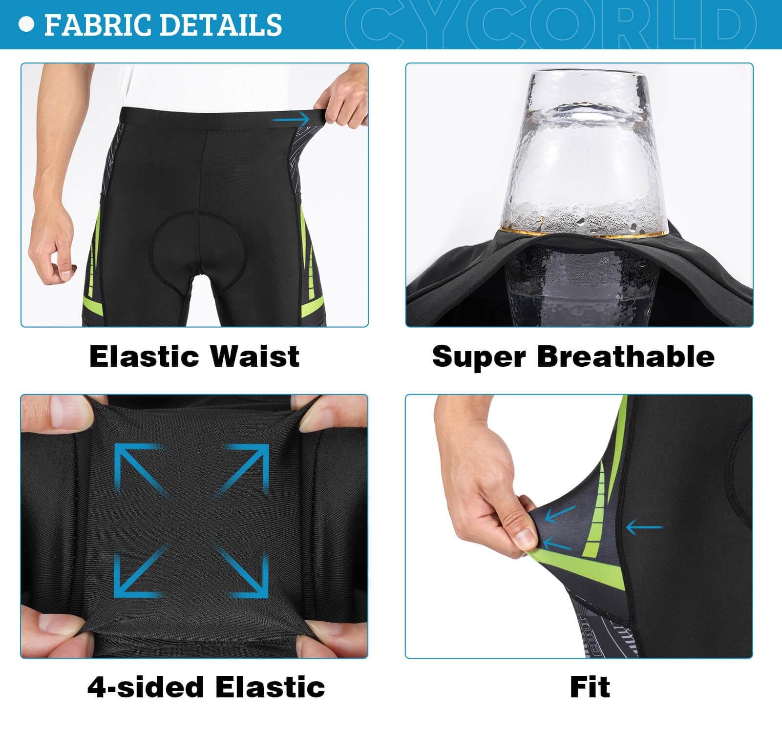 Men's 4D Padding Lycra Cycling Shorts