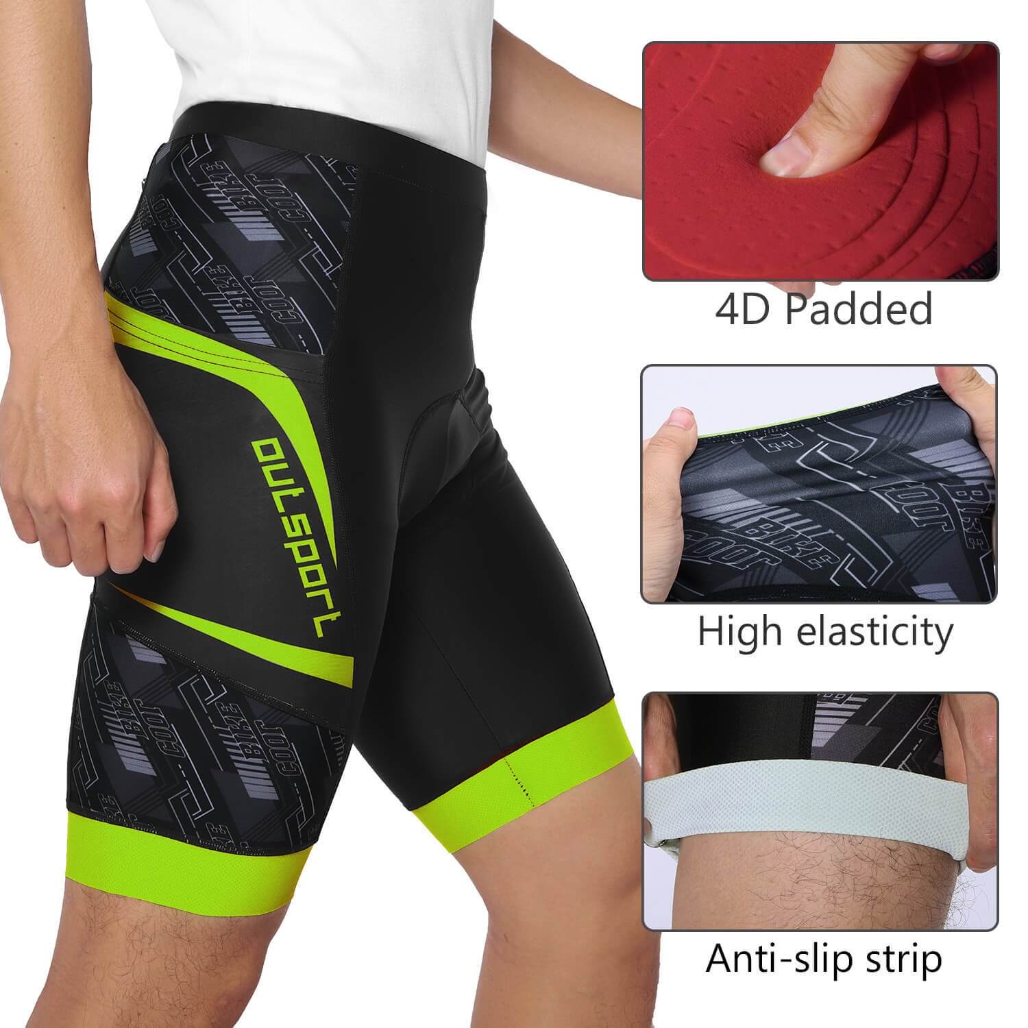 Men's 4D Padding Lycra Cycling Shorts