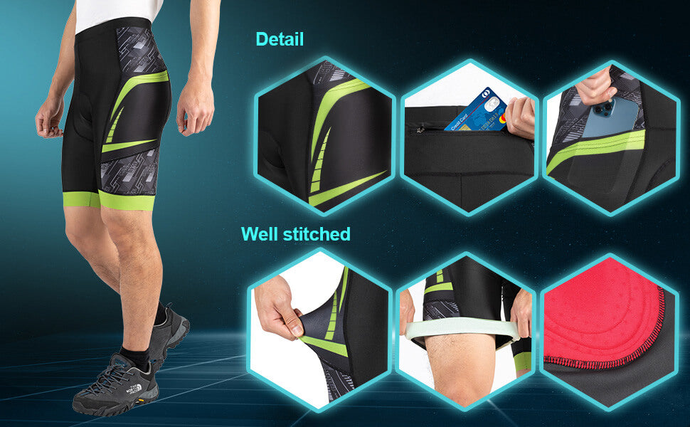 Men's 4D Padding Lycra Cycling Shorts