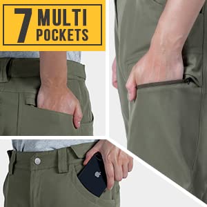 Men's Softshell Stretch Trekking Pants