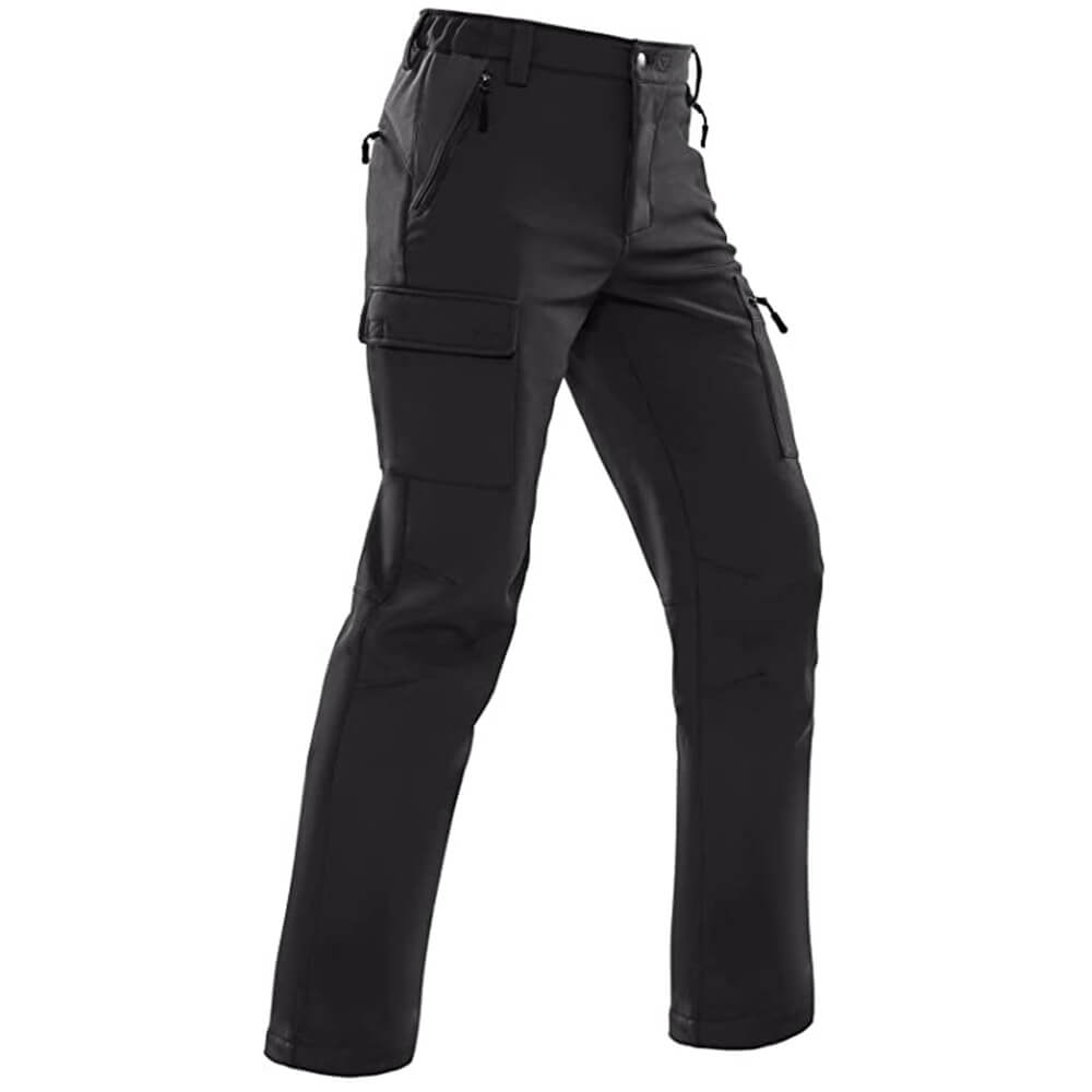 Women Hiking Pants Quick Dry Camping Trekking Thin Trousers Waterproof  Elastic Scratch Proof Bottom for Running Black 2XL