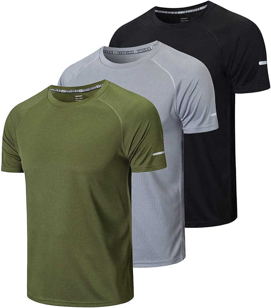 Act Now！ HIMIWAY Mens Shirts Mens Quick Drying Compression Shirt